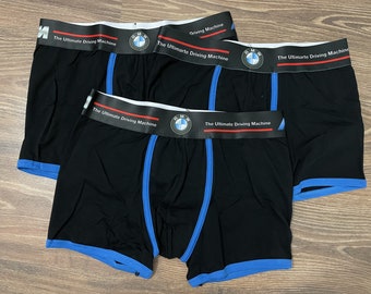 3x BMW M Series Performance Boxer Briefs - Sleek & Sporty Design