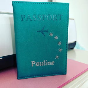 personalized passport cover