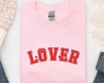 Lover Varsity PNG Sublimation, Retro Valentine Heart Shirt Design, Collegiate Lover (Digital Download)for Cricut Silhouette, Trendy Coquette
