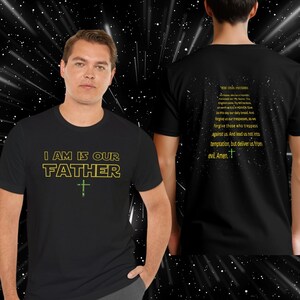 Our Father Prayer Shirt, Catholic T-shirt, Catholic Tee shirt for Him, Catholic Dad Gift, Matching Shirts for Couples, Confirmation Gift