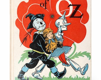 The Wizard of Oz by L. Frank Baum 1956 Hardcover | Vintage Children’s Classic | Illustrated Fantasy Book