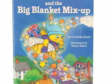 Vintage GLO Friends Storybook – The Big Blanket Mix-Up, 1980s Kids Book