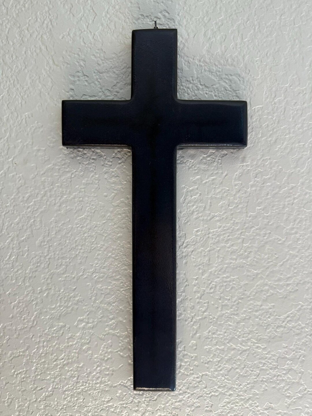 Handcrafted Wooden Cross With Deep Blue Epoxy Resin - a Blessed ...
