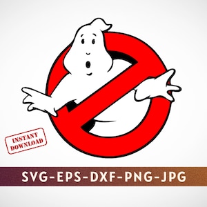 Ghostbusters - Svg, Png, dxf, Eps - Instant Digital Download