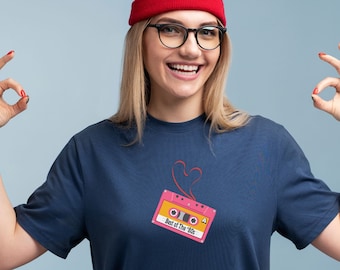 80s Mixtape Cassette T-Shirt: Retro Music Lover Gift