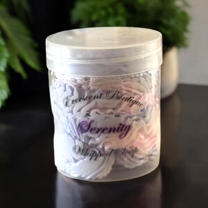 Handmade Vegan Whipped Soap: Serenity Fruity-Floral Cleanser (130g)