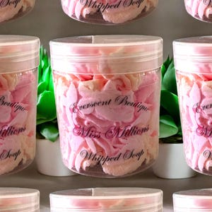 Handmade Vegan Whipped Soap: Miss Million Fragrance, Luxury Cleanser (130g)