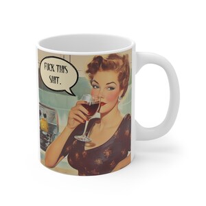 Frauenbecher - Retro Becher - Frauenrecht - Vintage Fk This Sh*t Becher