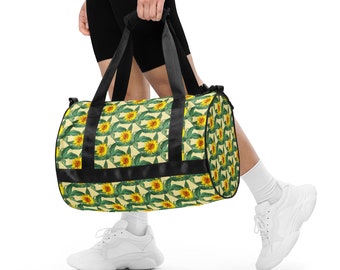 All-over print gym bag