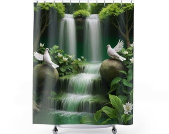 Shower Curtains Doves