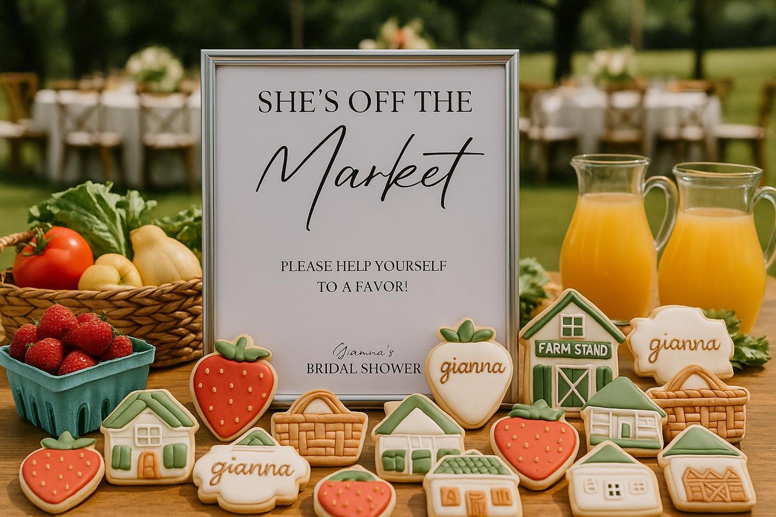 Fresh off the Market Signage - Physical Print on CARDSTOCK. Signage for ...
