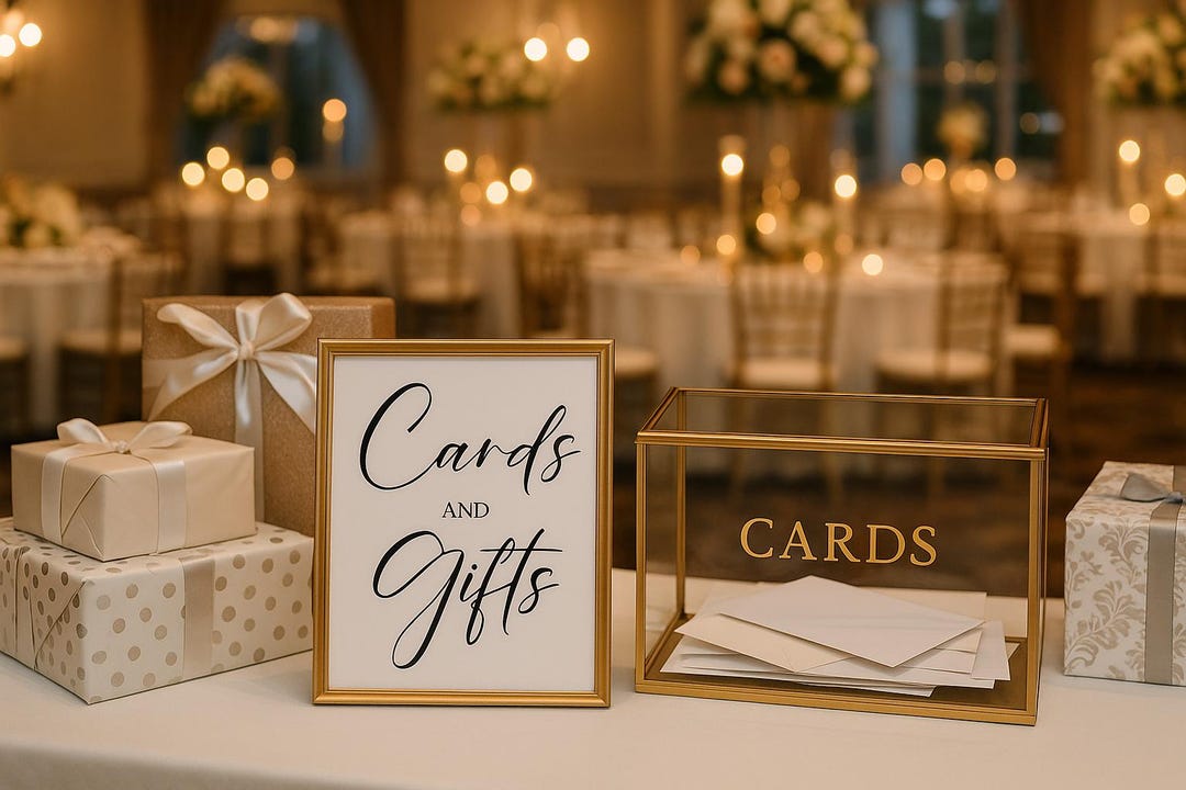 Cards & Gifts Signage - Physical Print on CARDSTOCK Perfect for Gift ...