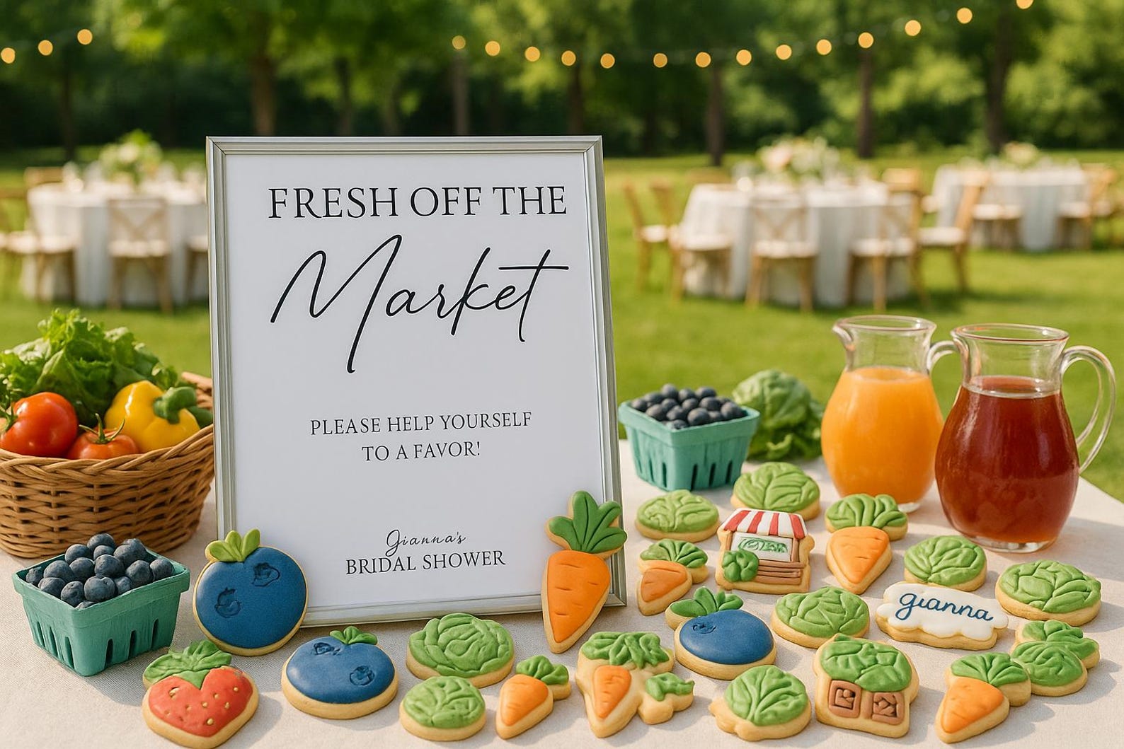Fresh off the Market Signage - Physical Print on CARDSTOCK. Signage for ...