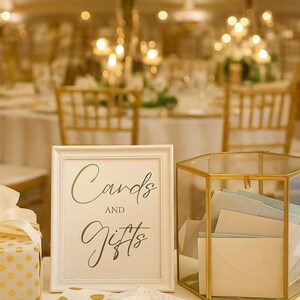 Cards & Gifts Signage - Physical Print on CARDSTOCK Perfect for Gift ...