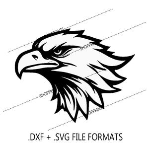Testa d'aquila - File digitale SVG e DXF
