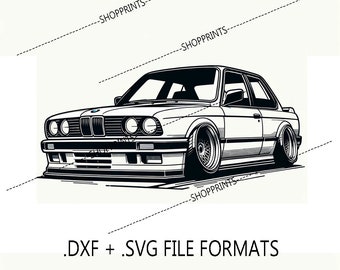 E30 SVG + DXF File