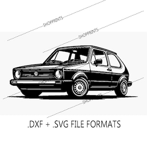Automobile mk1 mk2 – Fichier numérique SVG et DXF