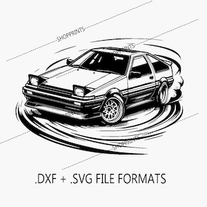 Ae86 clip art - Etsy 日本