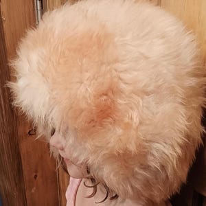 Vintage 1950&#39;s Lambskin Hat-Made in Italy