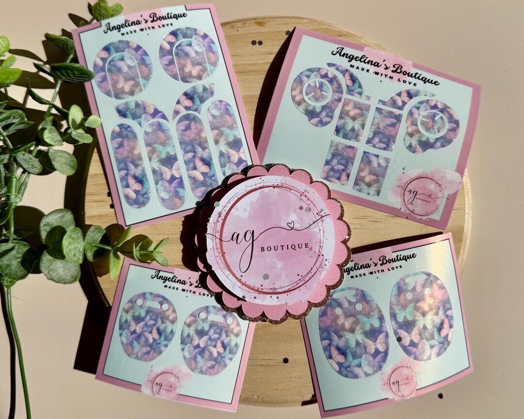 Holographic Butterfly Cochlear Implant Skins: Removable Stickers - Etsy
