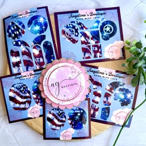 Drapeau des États-Unis Skins pour implants cochléaires Stickers amovibles Skins personnalisés Stickers personnalisés Accessoires cochléaires