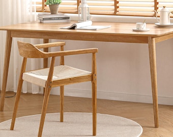 Dining chair made of oak and paper cord | simple assembly required