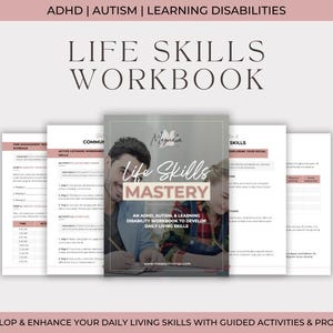 Padronanza delle abilità di vita: un quaderno di lavoro per ADHD, autismo e disabilità di apprendimento per sviluppare le abilità della vita quotidiana