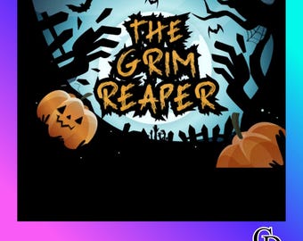 Grim Reaper Font | Horror Halloween Font | Scary Display Font | Spooky Letters | OTF TTF Download