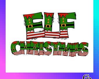 Christmas Elf Font | Holiday Cartoon Font | Cute Christmas Letters | Kids Festive Font | OTF Download