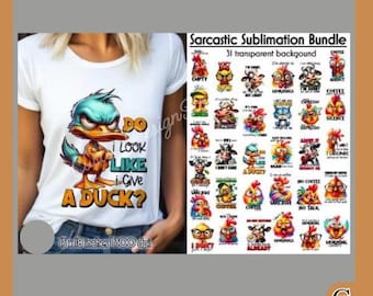Sarcastic Sublimation Bundle, Funny Cows | Funny Quotes | digital download | funny illustrations | crafting projects | PNG files