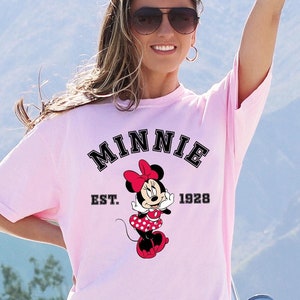 Comfort Colors Shirt, Minnie T-Shirt, Retro Minnie Shirt, Disney Princess Sweatshirt, Minnie Lover Shirt, Gift For Women,Disney Vacation Tee
