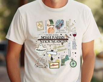 Comfort Colors Noah Kahan Stick Season Shirt, Indie Folk Aesthetic Sweatshirt, Vintage Collage Graphic Shirt, Noah Kahan Fan Hoodie