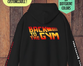 Back to the Gym Hoodie, Funny Gym Hoodie, Pump Cover, Gym Hoodie Workout Hoodie Bodybuilder Hoodie, Oversized Hoodie Gift For Fitness Lover
