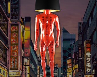 Mannequin Floor lamp Red