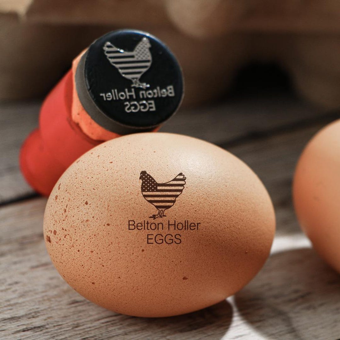 Custom Farm Egg Stamp/personalized Fresh Egg Stamp/family Farm/funny ...