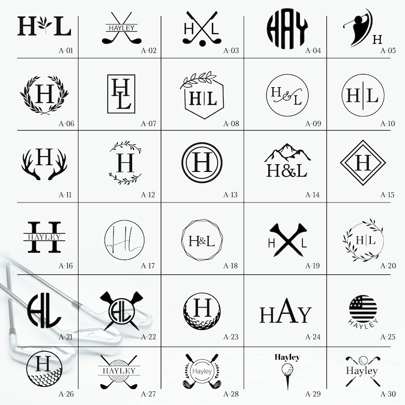 Personalized Golf Ball Stamp, Ink Ball Stamp, Custom Golf Ball Stamp