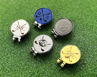 Custom Ball Marker, Personalized Golf Ball Marker with Magnetic Hat Clip, Engraved Golfer Gift, Christmas Gifts, Personalize Your Logo