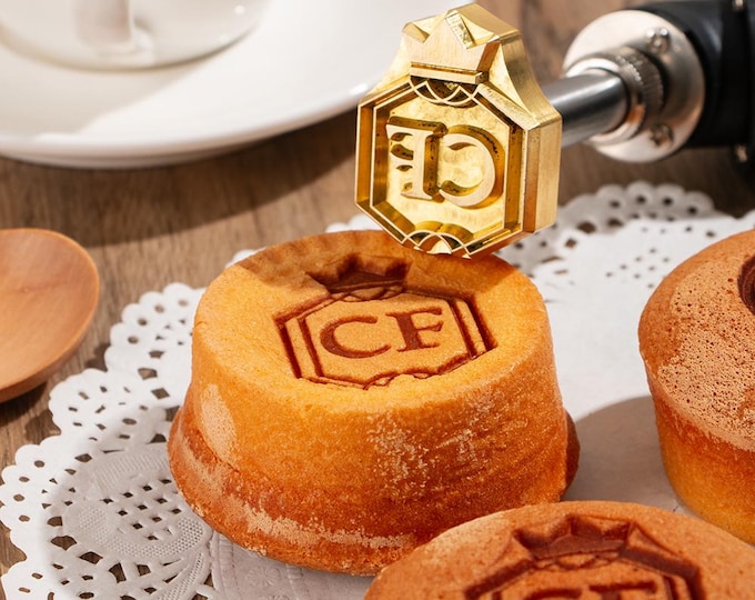 Personalized Bread Stamp, Custom Branding Iron For Bread, Custom Logo Brass Stamp, Sourdough Bread Branding Iron, Bread Heater Iron Stamp