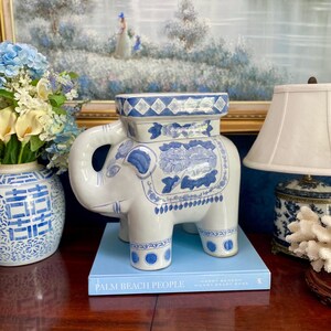 China Seas 象 陶器 置物 花器 小物入 Blue Elephant il_300x300.6993125356_pxb9.jpg
