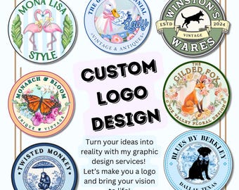 Custom Business Logo Design | Lily’s Graphic Design Services | Bespoke Thank You Cards, Price Tags, Banner, Posters, Mailers, TShirt