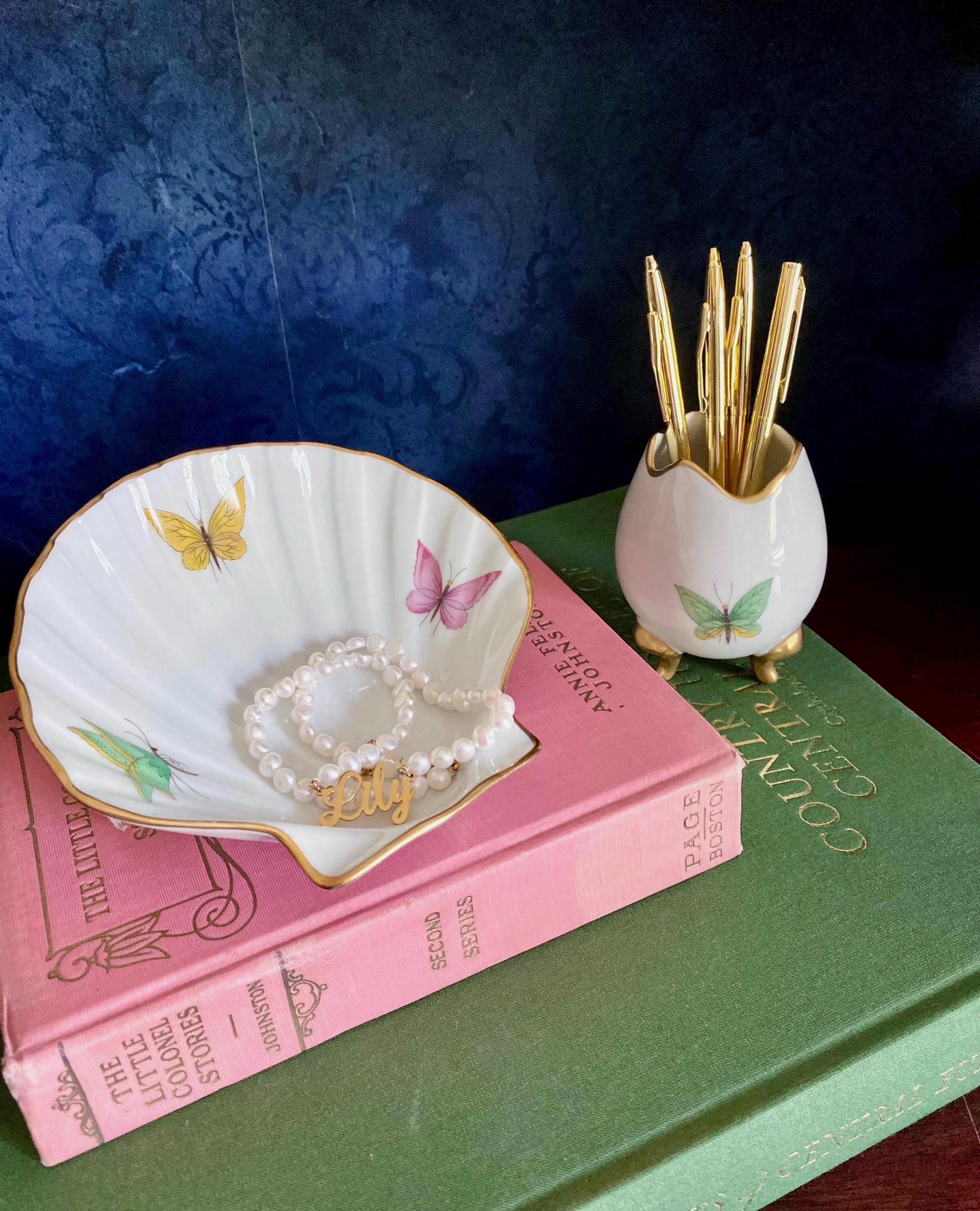 DEPOS T.Limoges リモージュ 蝶々　バタフライ DEPOS T.Limoges リモージュ 蝶々 バタフライ Limoges Butterfly Bowl