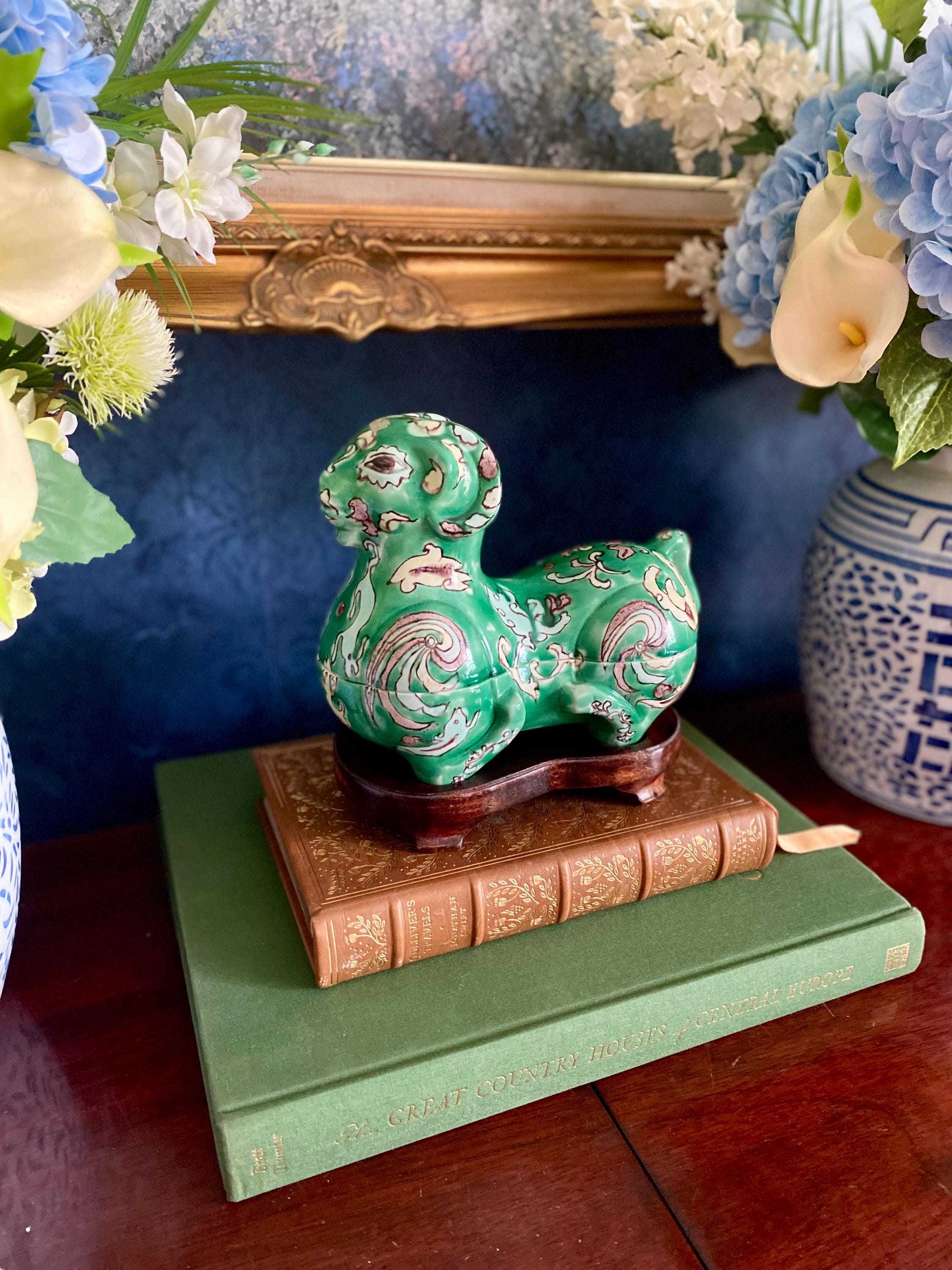 Vintage Chinese Porcelain Animal Figurine - Etsy