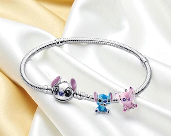 Stitch Bracelet, Stitch and Angel-Inspired Jewellery, Lilo & Stitch, Cute Gift for Her
