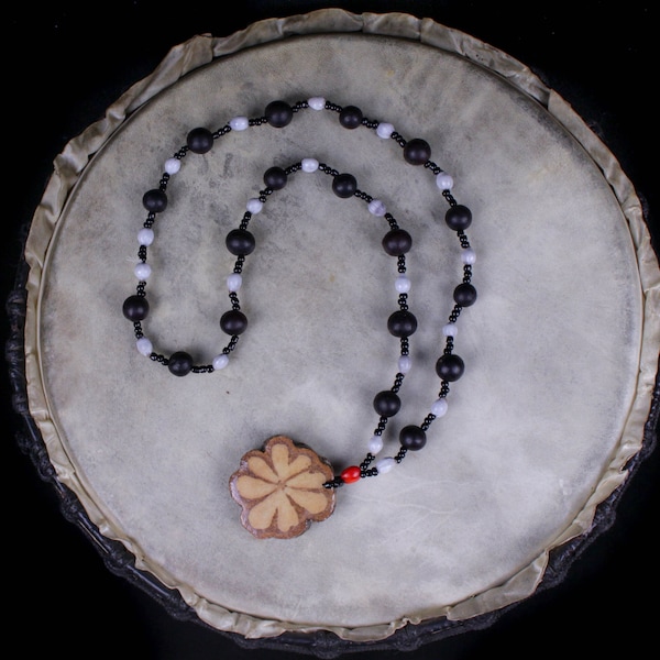 Ayahuasca Spiritual Eco-Friendly Necklace Large Size | Eco Jewelry from Peru | Unique Spiritual Gift