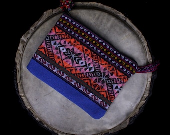 Andean Handwoven Cosmetic Bag | Eco-bag from Alpaca Wool | Traditional Peruvian Gift | Shipped from Poland