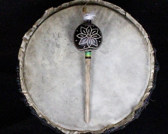 Shamanic Shipibo Ceremonial Shaker | Handmade Double-Sided Maracas | Spiritual Instrument from Peru