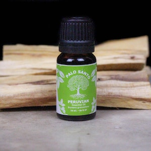 Certified Organic Palo Santo Oil | Pure Palo Santo Essential Oil from Peru