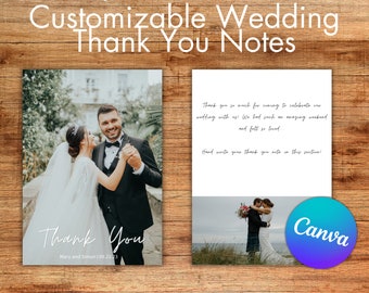 Wedding Photo Thank You Notes