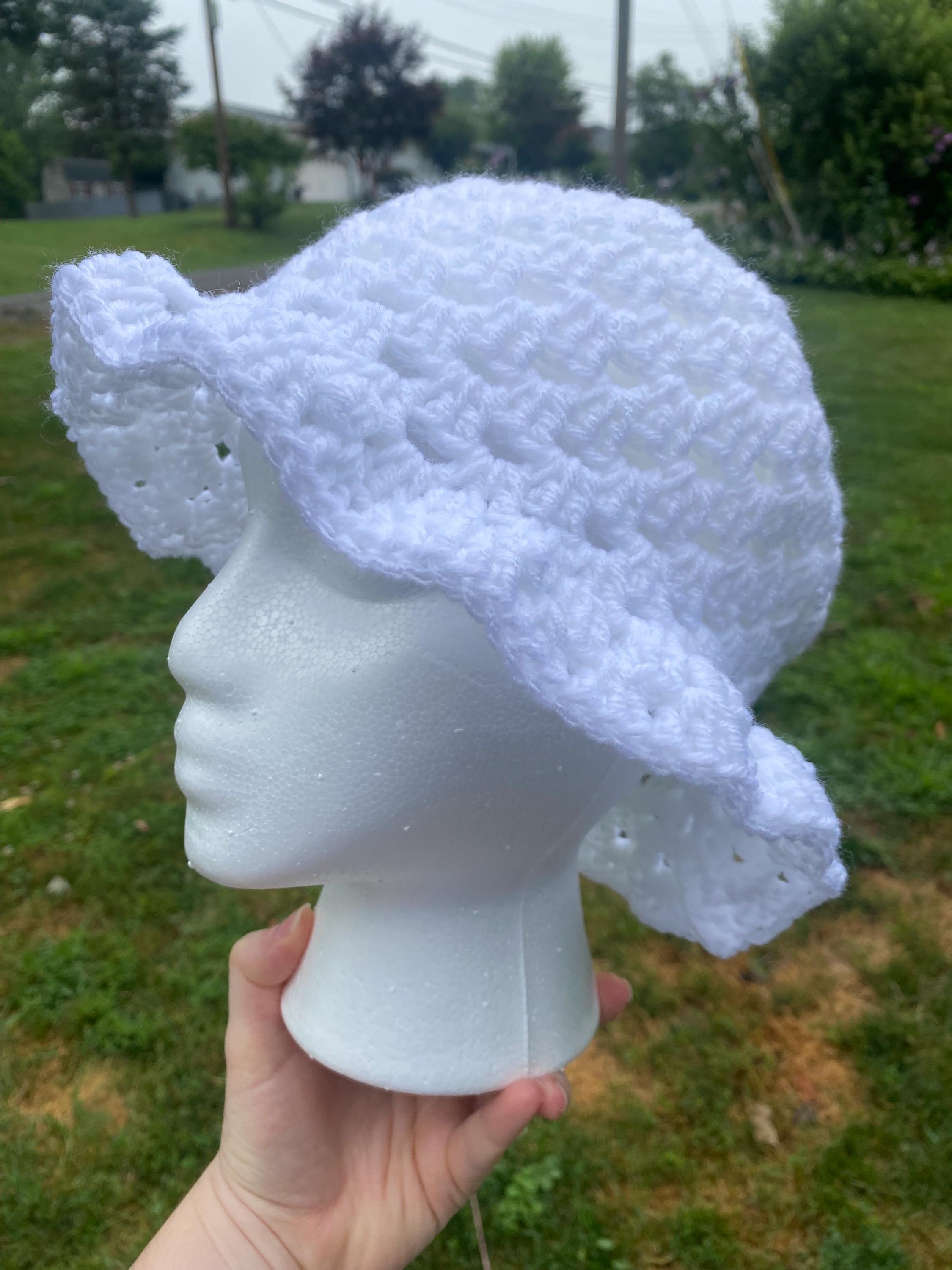 Handmade Granny Stitch Crochet Bucket Hat in Acrylic Yarn - Etsy display picture 1
