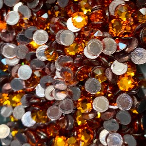Tangerine (259) Swarovski Rhinestones 2078 Xirius - Size ss20 - HotFix or NoHotfix